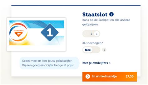 staatslot inleveren - staatsloterij winnende lot